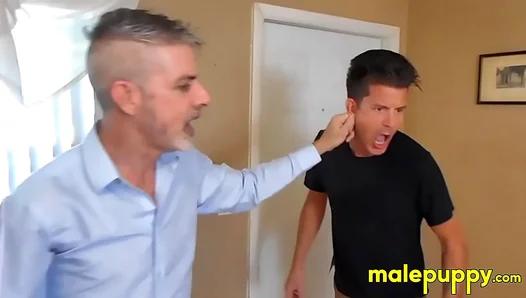 Jeffs Ears Yanked Hard by Dominant Stepdad in Raw Power Play – GayFetish Drama 18+
