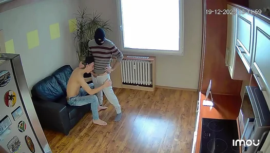 Buff Twink 18+ Jerks Giant Cock Live in Steamy Czech VR Action
