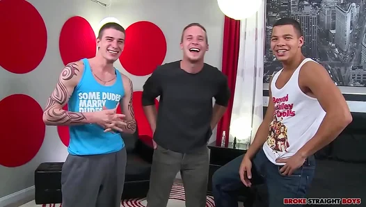 Jocks Huge Cock Dominates Straight Guy in Wild Three-Way Fuck Session – 18+