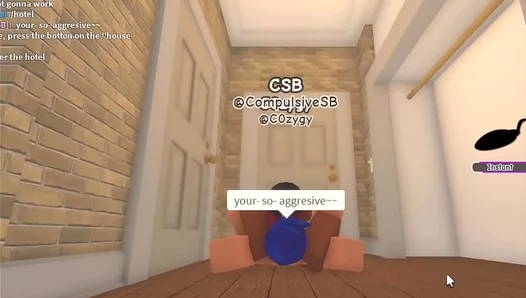 Rough Anal Hookup Ends With Deep Creampie Load – Big Dick Roblox Gay Sex