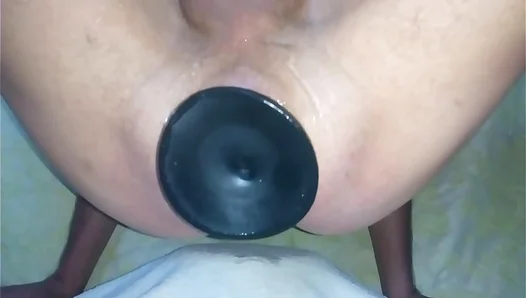 Pussy Expels Huge Plug in Wild Solo Stretching Scene – NaughtyFlex 18+