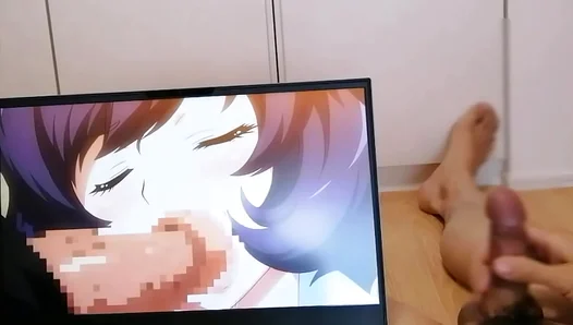 Otaku JERKS Off to Busty Dark-Skinned Babe Fucking Hard — Hentai Heat! (Exact count: )