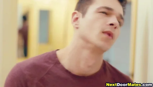 First Time Threesome: Straight Dude Explores Gay Passion With Jocks – Steamy Anal Blowjobs