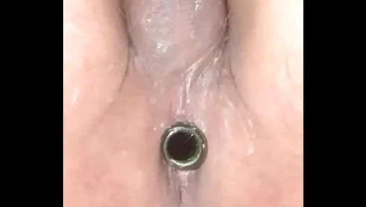 Exploring Deep Inside: Horny Guy Fucks His Tight Hole with Glass Toy – 18+