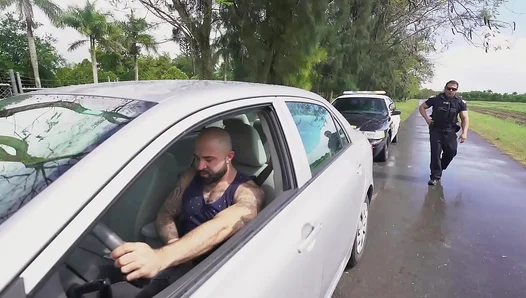Buff Cop Dominates Horny Exhibitionist in Wild Outdoor Fuck Session – 18+