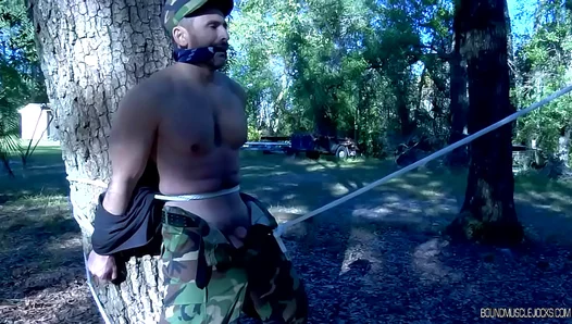Tyler Duke Go Wild: Hardcore BDSM in the Wilderness – Bound Beefy Men Unleashed