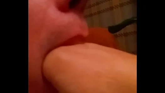 Deepthroating Himself Raw: Slut Takes Entire Fist Solo – Wild Amateur POV