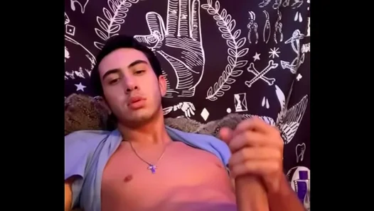 Latino Twink Flexes Huge Rod in Steamy Bareback Action – 18+ Gay Porn