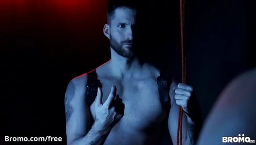 Sweat-Slick Bodies Collide as Smooth Chested Hotties Go Raw in Darkroom – 18+