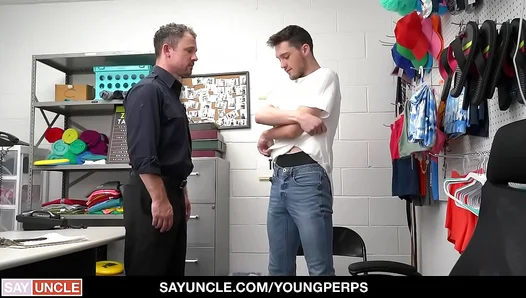 Cute Teen Thief Gets Fucked by Security Guard in Steamy 18+ Perp Patrol Encounter