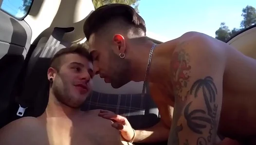 Allen Kings Massive Tattooed Cock Rules Wild Three-Way Fuckfest – 18+