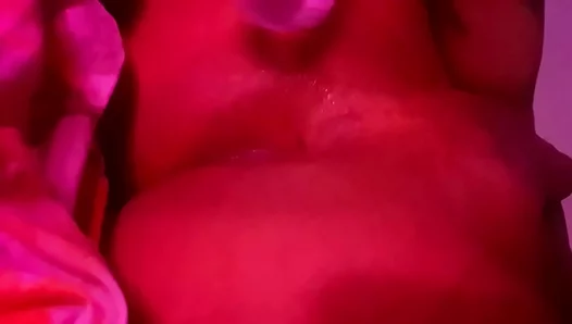 Big Booty Gay Guy Moans as He Plugs Himself Deep with Huge Dildo – 18+