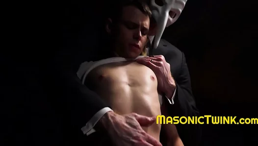 Priest Commands Obedient Twink in Steamy Confessional Blowjob Session – 18+