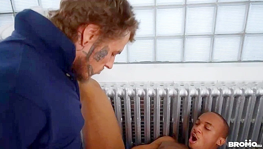 Bo Sinn Takes Control: Rugged Passion Overwhelms Suit-Tied Trent King – Hot Scene