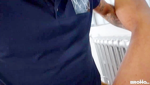 Bo Sinn Takes Control: Rugged Passion Overwhelms Suit-Tied Trent King – Hot Scene