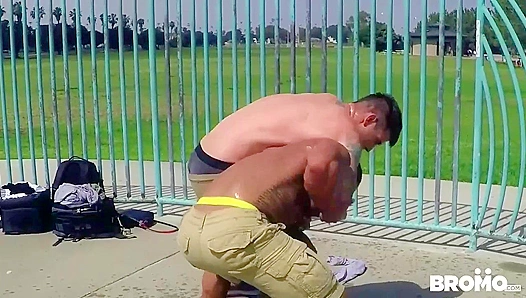 Beefy Mexican StepDad Takes On Ripped White Skater — Deep Rough Anal Ride