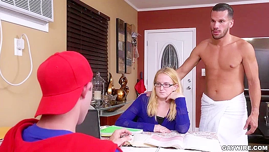 Stepdad Stepsons Forbidden Private Moment Turns into Hot Anal Sex – XXX
