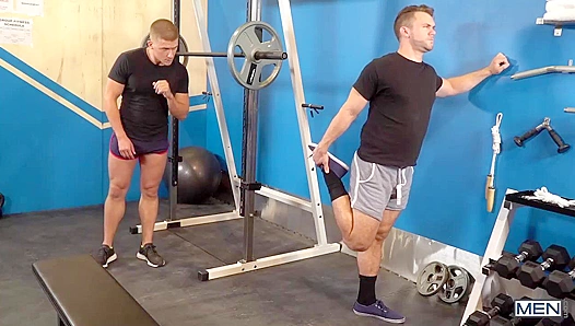 Blake Ryder Fucks Jake Porter Hard After Pumping Iron – Hot Gay Workout Sex