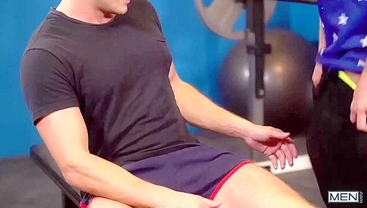 Blake Ryder Fucks Jake Porter Hard After Pumping Iron – Hot Gay Workout Sex