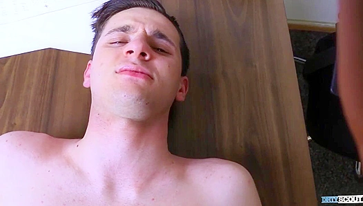 Clean-Cut Brunet Gets Facelicked After Raw Creampie — DirtyScout