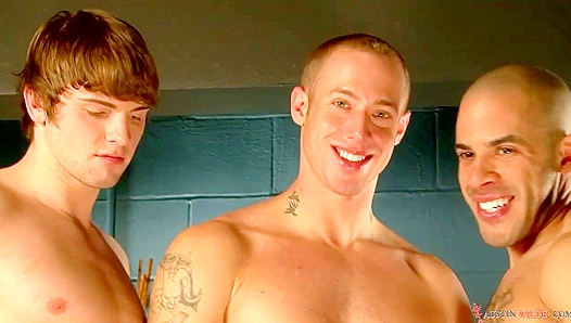 Austin Wilde Dominates Angelo Romani Campbell Stevens in Hot Triple Play Action
