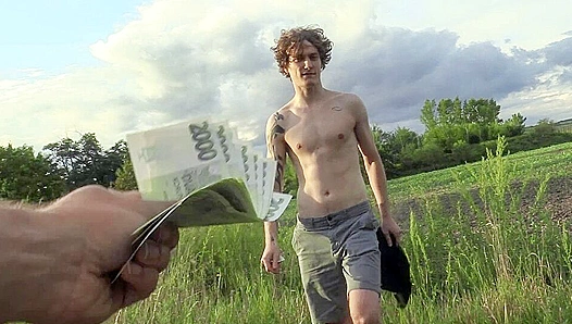 Czech Curly Cutie Takes It Hard Outdoors – Hot Farmboy Fuck Session – XXX Gay