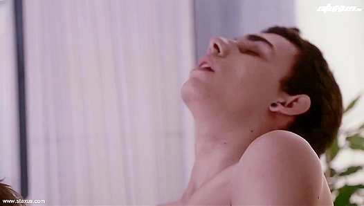Milan Sharp Fucks Hard — Oscar Hart Takes Load to the Face — Gay XXX