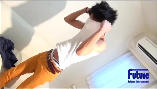 First Time Fun: Young Japanese Twink Explores Blowjobs Anal – 18+