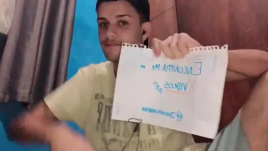 Brazilian Teen Twink Flexes Huge Rod — Ameteur Heat Verified 18+