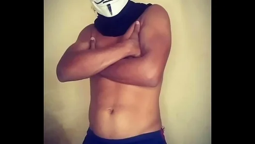 Masked Brazilian Stallion Takes Huge Cock — Steamy Gay Anal Encounter 18+