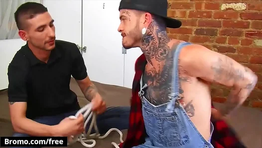 Bound Pleasured: Dick Deamon Takes Fly Tatems Thick Cock in Raw BDSM Action – GayPornX 18+