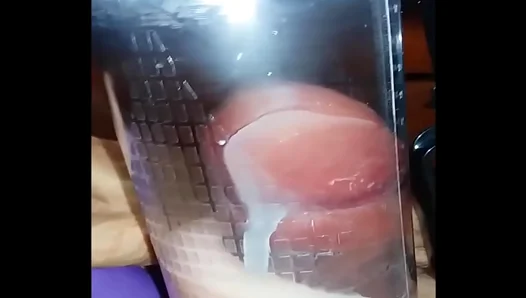Cum Explosion in the Clear Tube – SoloGuys Intense Masturbate Orgasm – SoloBoy 18+