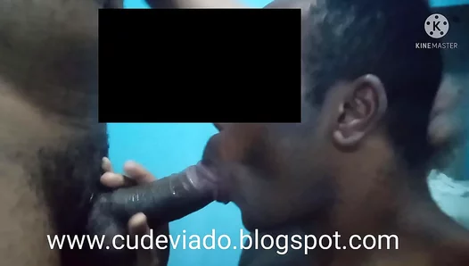 Big-Dicked Brazilian Sucks Hot Load in Steamy Favela Blowjob – Gay XXX