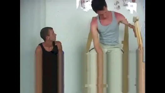 First-Time Emo Twink 18+ Receives Steamy Oral During Gay Doctor Visit