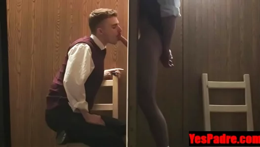 Priest Seduces Smooth Young Twink in Steamy Church Confession Sin – YesPadre 18+