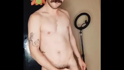 Kinky Bottom Teases Hard Cock with Sensual handjob for Hairy Bear – 18+