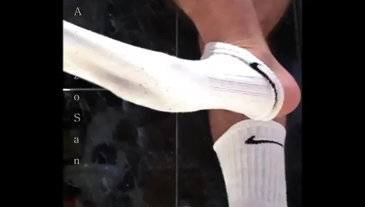 Hairy Dick Socks Fantasy: AnzzoSans Steamy Foot Fetish Play – XXX Action