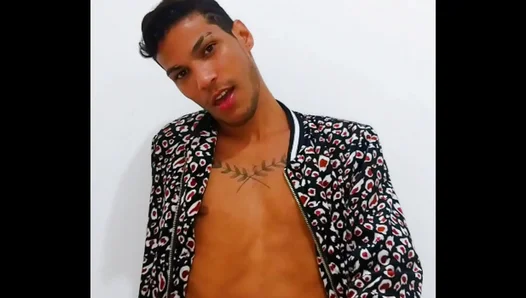 Brazillian Guy Jerks Off Watching Thick Load Spurt Across Massive Dick – Hot Solo Session
