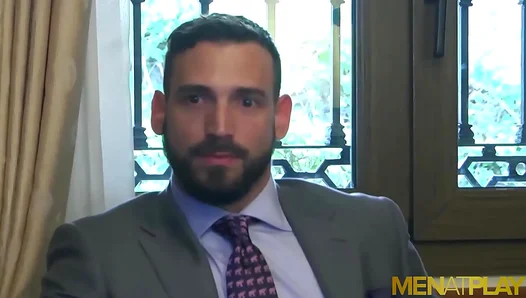 Seductive Suits Steamy Anal: Enzo Fucks Darius Deep in Boardroom Style – 18+