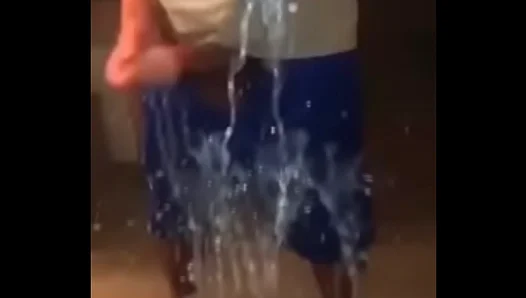Cum Explosion: Guy Jizzes Long Strands All Over the Mirror – Hot Solo Scene 18+