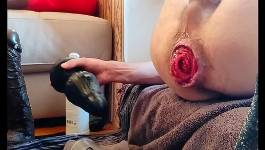 Outdoor Anal Play: Big Toys Buttplug Fun Take Him to the Edge – 18+