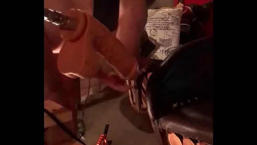 Sass Meets Steel: Hot Dildo Ride in Steaming Solo Action – AmateurGay 18+