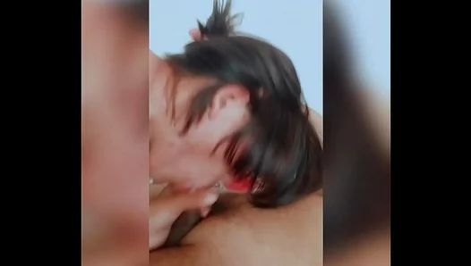 Deepthroat Duty: Security Guard Takes Hard Dick from Horny 18+ Stud