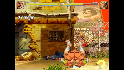 Muscle Clash: Craig vs Sagat in Steamy Gay Showdown – MUGEN Heat 18+