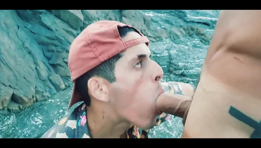 Beach Blowjobs Steamy Anal Action Between Straight-Curious Men – 18+