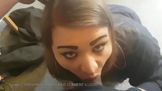 NotAGirl DK Deepthroats Thick Desi Cock in Hot Shemale Bukkake Session – 18+