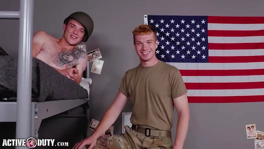 Scott Finn Dacotah Red Go Hard in Steamy Bareback Boot Camp Fuck – TinyGays 18+