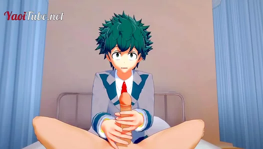 Deku Bakugou Lose Control in the Infirmary – Passionate Yaoi Encounter – 18+
