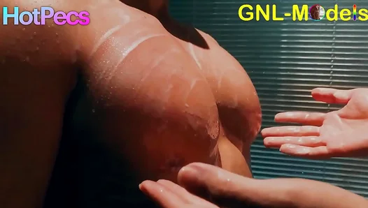 Shower Pleasure: Big Nipples Teased by Lean Asian Muscle Twins – Steamy Gay Scene
