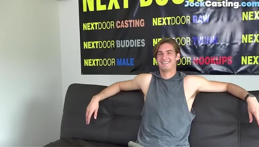Hot Hung Jock Jerks Off Hard in Steamy Casting Room Auditio – GayPornCasting 18+